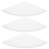 3 Pcs Corner Wall Mount Floating Shelves Shelf White Storage 7