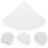 3 Pcs Corner Wall Mount Floating Shelves Shelf White Storage 8