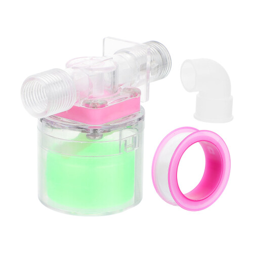 1 Set Float Water Level Stopper Pink Pc For Toilet Cisterns