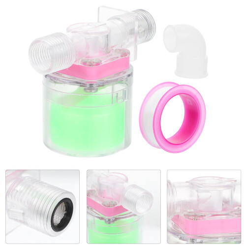 1 Set Float Water Level Stopper Pink Pc For Toilet Cisterns 1