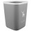 Small Trash Can Grey Pp Easy Cleaning For Kitchen 1pack 7