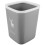 Small Trash Can Grey Pp Easy Cleaning For Kitchen 1pack 10