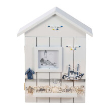 Key Box Wall Decoration Seaside Baby Entryway Rack Decorative Cabinet