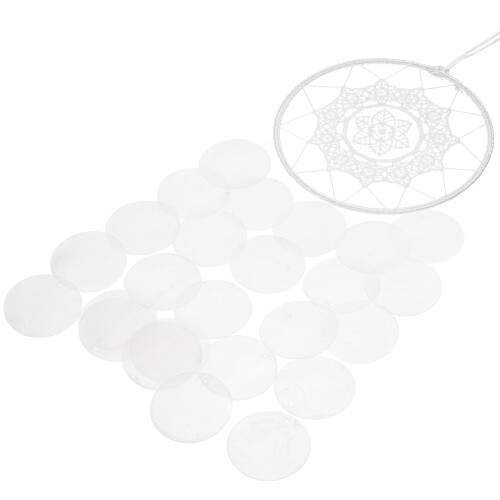 Hanging Ornament Decor Wit Wandhangend Voor 1 Set