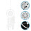 Hanging Ornament Decor Wit Wandhangend Voor 1 Set 3