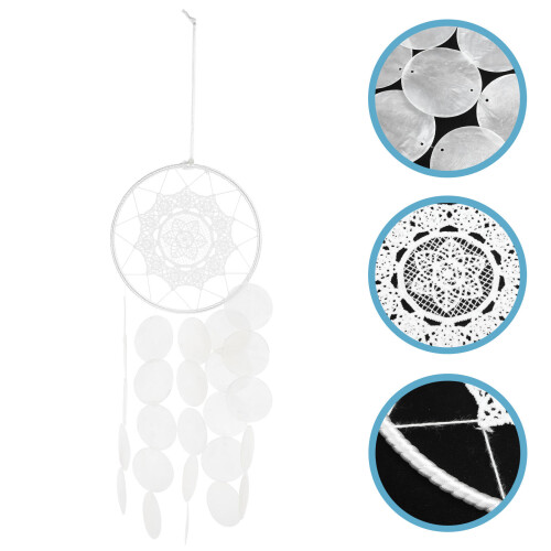 Hanging Ornament Decor Wit Wandhangend Voor 1 Set 2