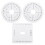 3pcs Beading Cord Discs For Braiding Boards Handmade Weaving Plates 8