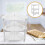 3 Tier Bathroom Shelves White Plastic Storage Basket Organizer 5