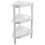 3 Tier Bathroom Shelves White Plastic Storage Basket Organizer 11