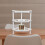 3 Tier Bathroom Shelves White Plastic Storage Basket Organizer 7