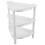 3 Tier Bathroom Shelves White Plastic Storage Basket Organizer 10