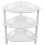 3 Tier Bathroom Shelves White Plastic Storage Basket Organizer 1