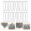 Raindrops Key Chain Beads Bead Chains Iron Random Color 100pcs 11