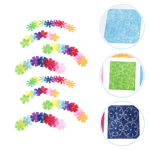 Flower Appliqués Felt Flowers Assorted Color 150pcs 2