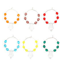 6 Pcs Cup Charm Drinks Charms Decoration For Wine Glass Party Marker