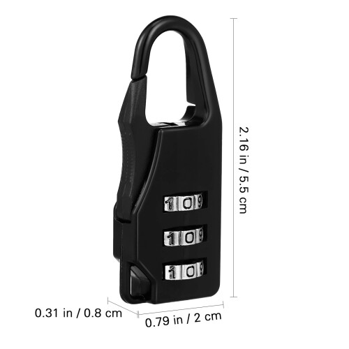 6 Pcs Password Travel Luggage Locks Combination Suitcase Padlock 1