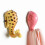 2pcs Giraffe Animal Hooks Stickers Non-Marking Resin Hooks Wall Hooks 1