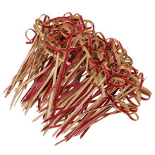 Multi Function Fruit Picks Dessert Eating Bamboo Picks 100pcs