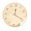 Silver Wall Clock Solid Wood Tv Background Decoration Office 1
