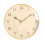 Silver Wall Clock Solid Wood Tv Background Decoration Office 7