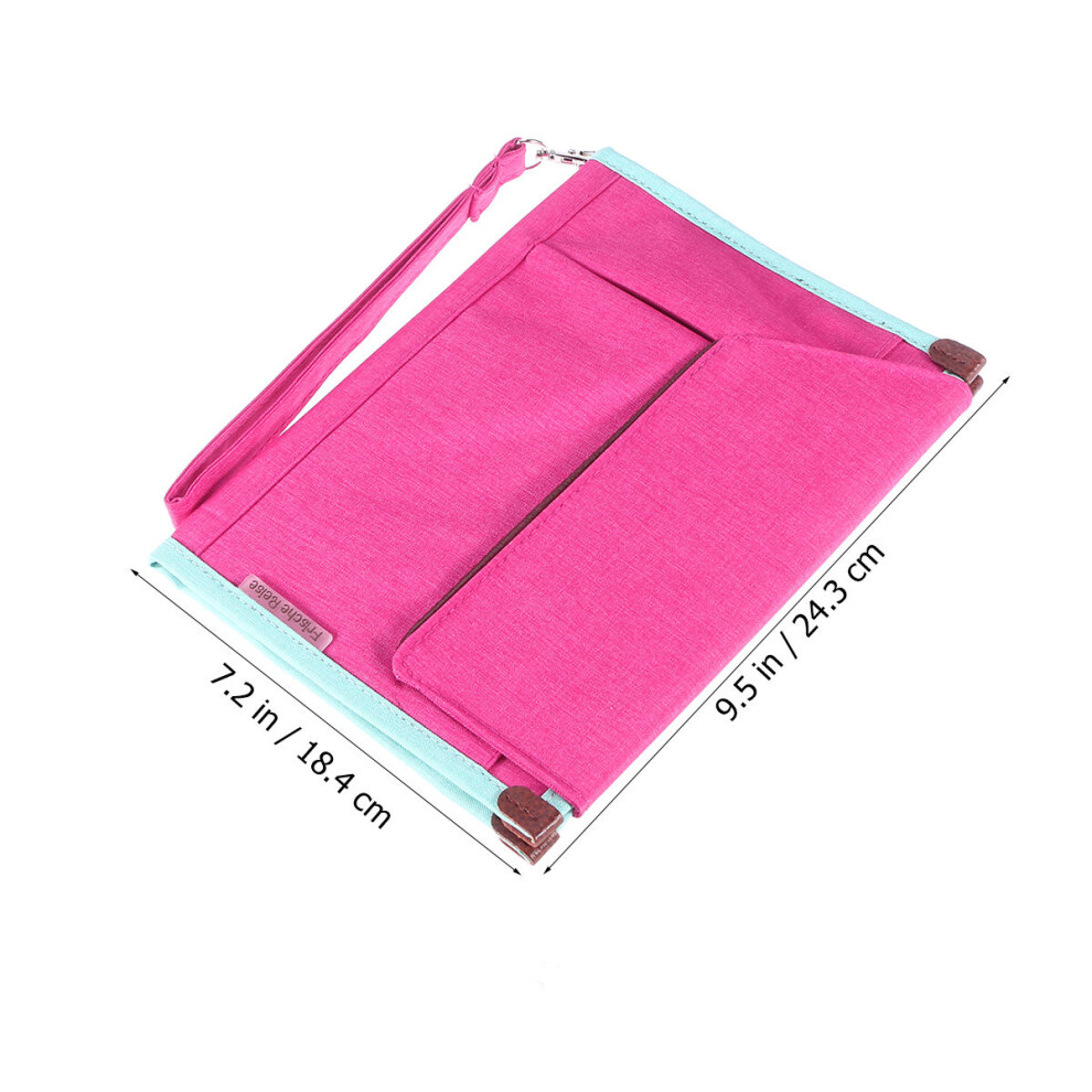 Id Storage Bag Passport Storage Bag 24.50x18.00x2.50cm Rosy-image-OPC-PK8FMWD-NEW