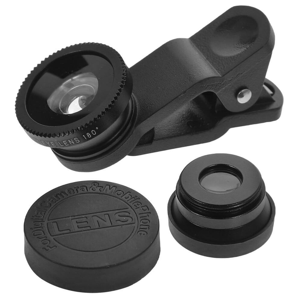 Fisheye Macro Wide Angle Lens Man Portable Cell Phone Camera Clip 3163069621528