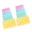 2 Pcs Lettering Molds Seal Stickers Template Ruler Child 10