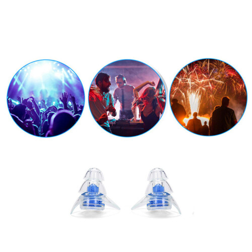 Silicone Earplugs For Sleep Travel Work Sleeping Noise Reduction 2