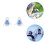 Silicone Earplugs For Sleep Travel Work Sleeping Noise Reduction 4