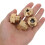 4pcs Adapter For Gas Filling Small Converter Camping Use 7