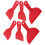 Plastic Scrapers Multi-Purpose Red 2 Sets 4