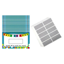 50 sheets diy scratch off cards for kids birthday classroom prizes