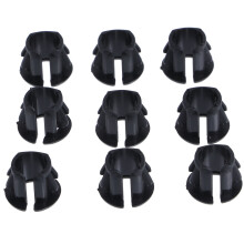100St Nylon Kabel Doorvoer Beschermdop Zwart Bestendig
