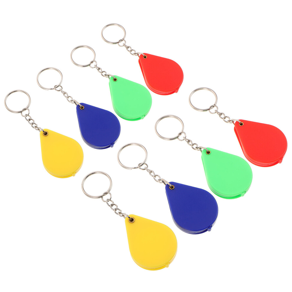 Aboofan Raindrops Handheld Magnifier Reading Multi Abs 8Pcs