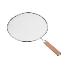 Zonh Stainless Steel Splatter Screen For Frying , 36x21cm