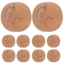 10 Pcs Accessories Cork Mat Saxophone Cork Pad 1.00x1.00x0.40cm Khaki