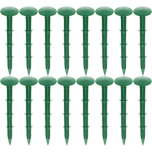 Fixing Sunshade Net Garden Stakes Plastic Green 150pack 1