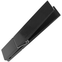 Clothespin Holder Wooden Jumbo Black For Clothes Drying 1pcs