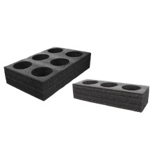 2pcs Drink Carrier Tray Foam Cup Holder For Takeout Beverages