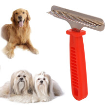 Dog Grooming Comb Detangler Brush Dematting Rake For Dogs Hair Pet