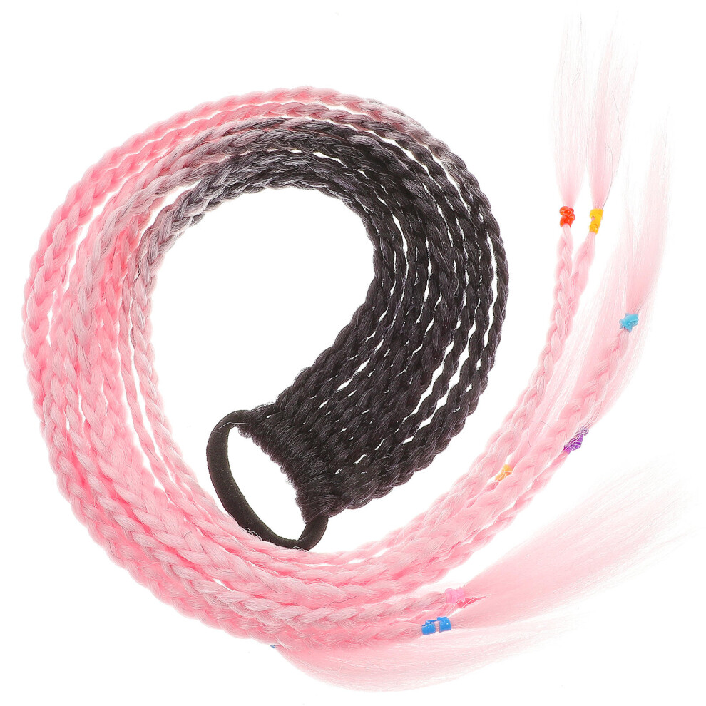 Totority Unisex Colorful Ponytail Hair Rings Child Synthetic Braiding Extensions