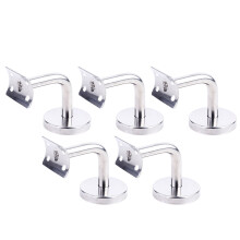 5 Pcs Stair Rail Bracket Handrail Support Brackets Banister