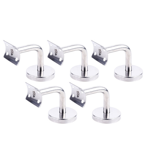 5 Pcs Stair Rail Bracket Handrail Support Brackets Banister