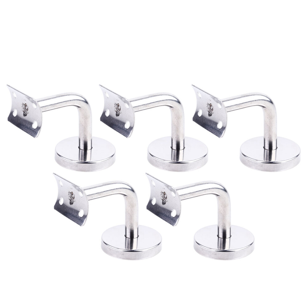 Vaguelly 5 Pcs Stair Rail Bracket Handrail Support Brackets Banister