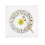 Raindrops  4 Pcs Pure Cotton Handkerchief Simple Style White 2