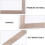 2pcs Paper Making Mould Wooden Frame For Diy Projects Craft Tool 4
