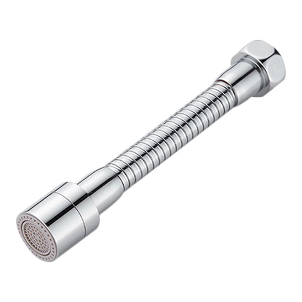 Silver Faucet Extender Copper Tap Nozzle Splashproof Water Saving 3163069636362