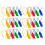 100pcs Plastic Security Seal Tamper Proof Pull Tight 8