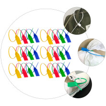 100pcs Plastic Security Seal Tamper Proof Pull Tight