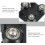 3d Printer Extruder Support Plate Black Aluminum Smooth Surface 10